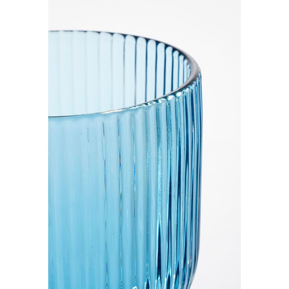Merlot Wijnglas - Set van 6 - 250 ml - Glas - Blauw