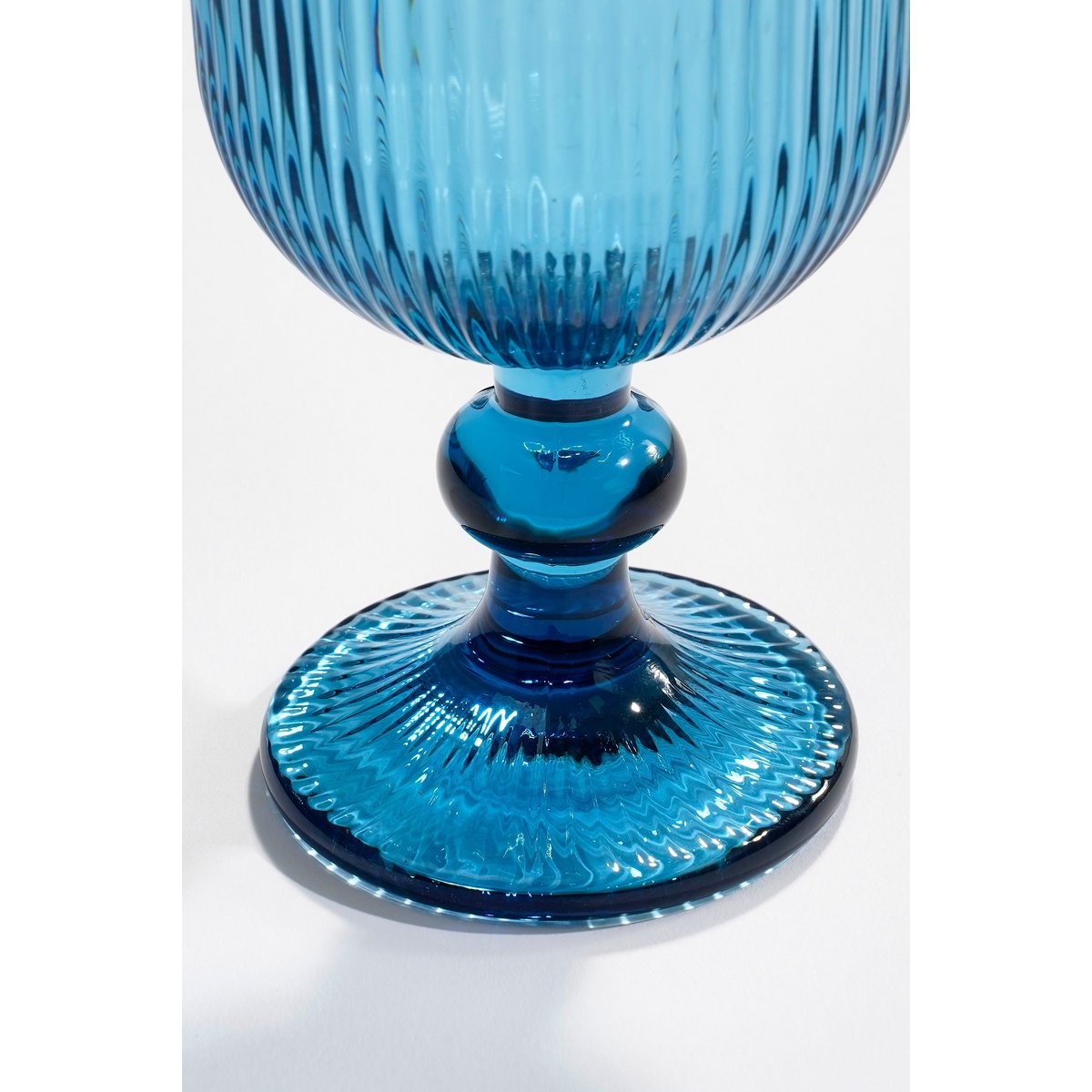 Merlot Wijnglas - Set van 6 - 250 ml - Glas - Blauw