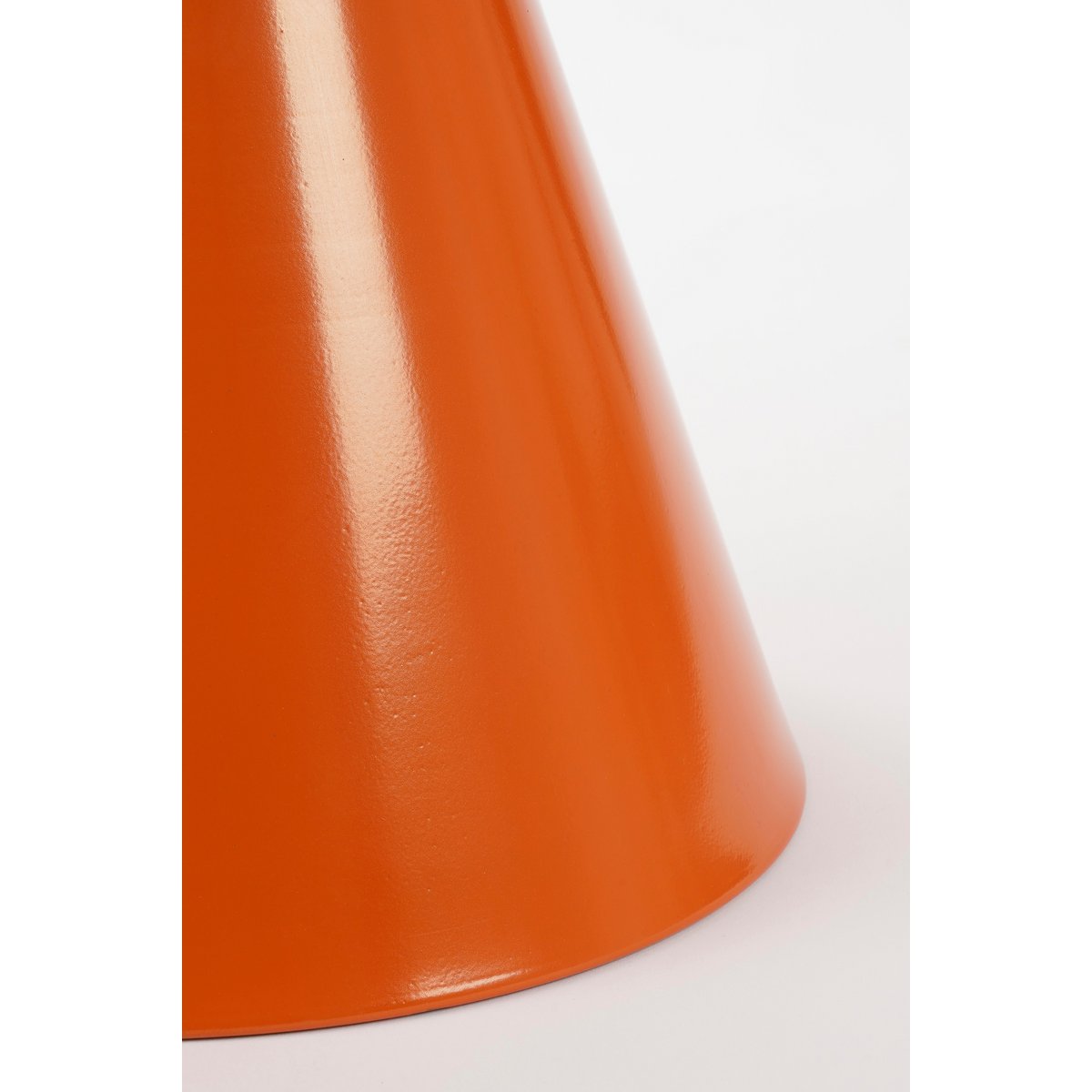 Celise Bijzettafel - H44 x Ø59 cm - Metaal - Oranje