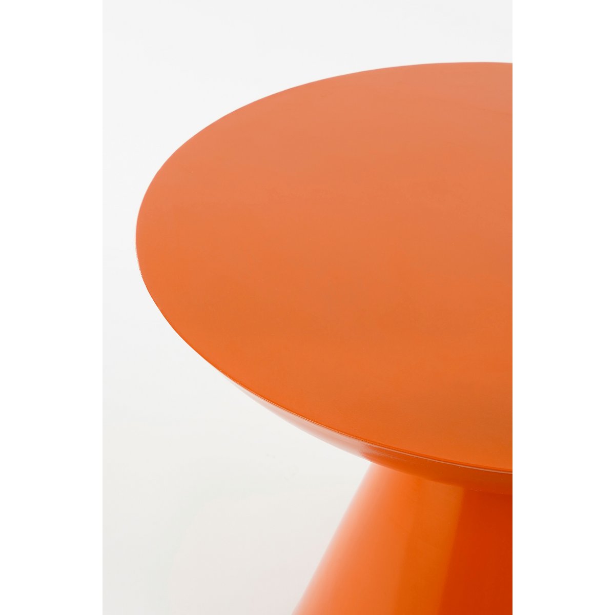 Celise Bijzettafel - H44 x Ø59 cm - Metaal - Oranje
