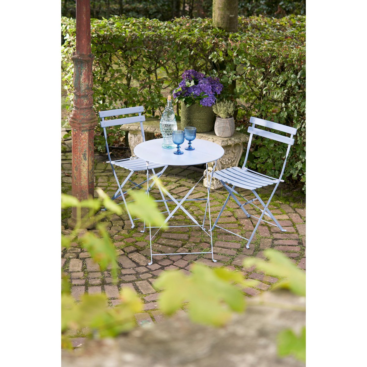 Laurence Bistroset - Set van 3 - Metaal - Lichtblauw