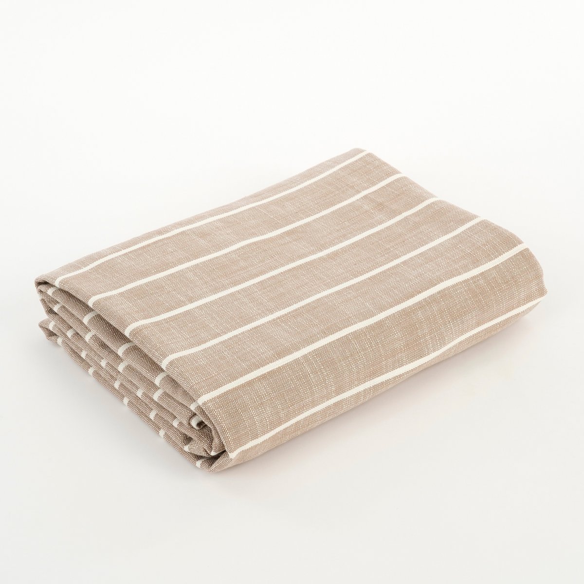 Alivo Tafelkleed - L250 x B140 cm - Organisch Katoen - Beige, Wit