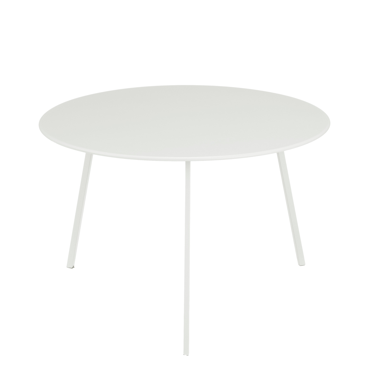 Seatle Bijzettafel voor Buiten - H38 x Ø58 cm - Metaal - Wit