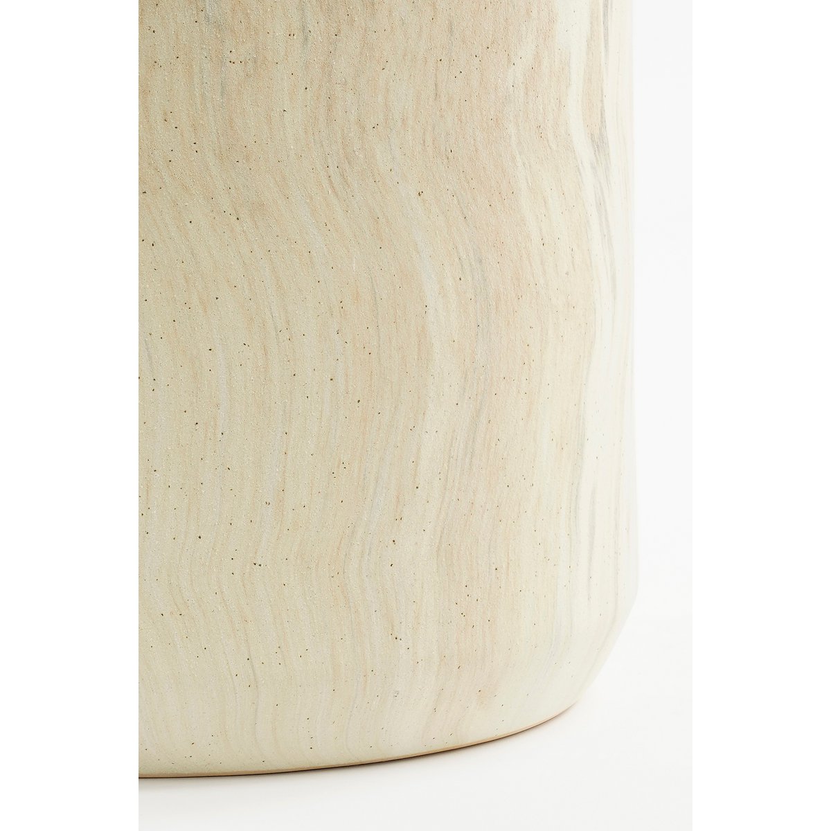 Trentino Vaas - L29 x B25 x H39 cm - Keramiek - Beige