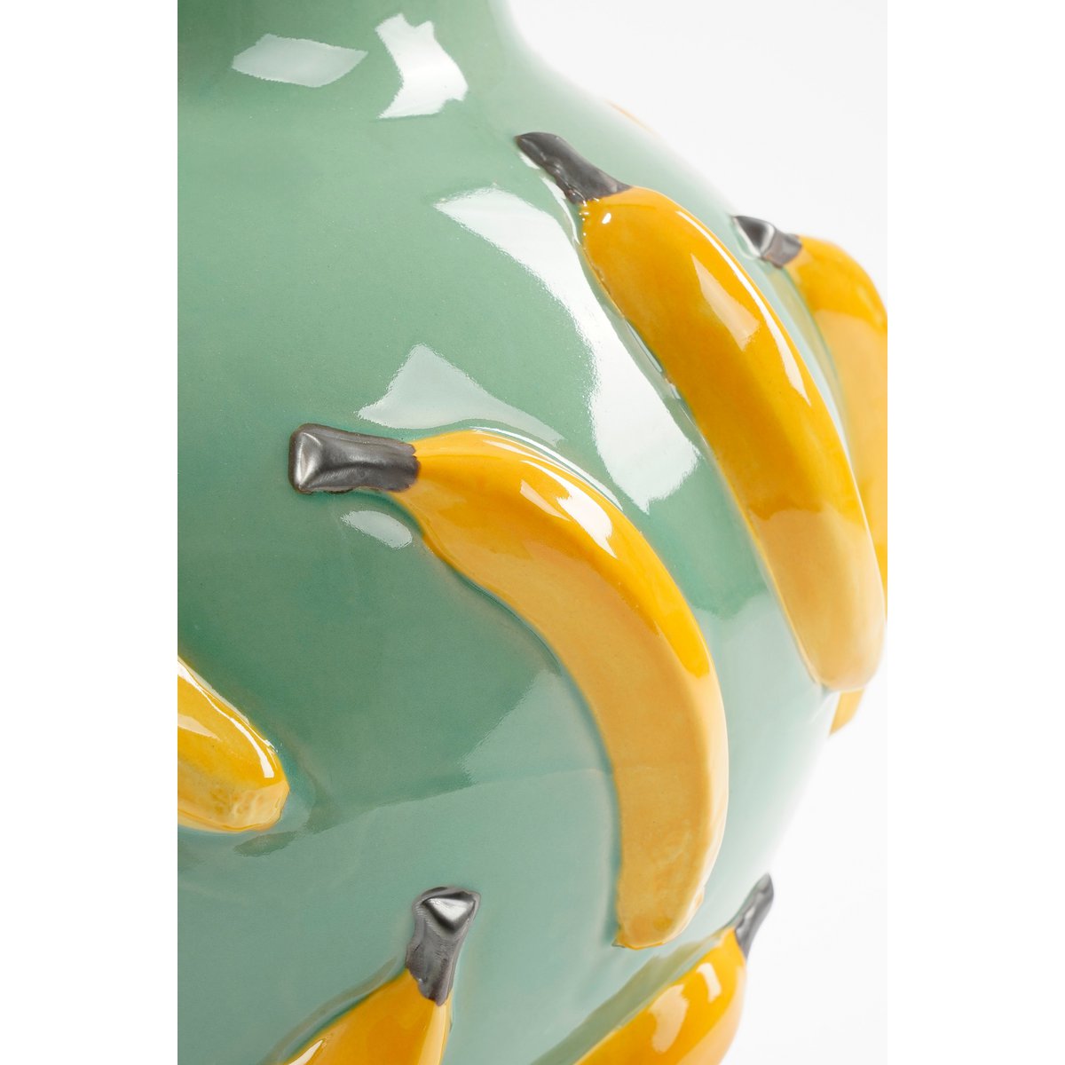 Moza Vaas - H38 x Ø34 cm - Keramiek - Lichtgroen