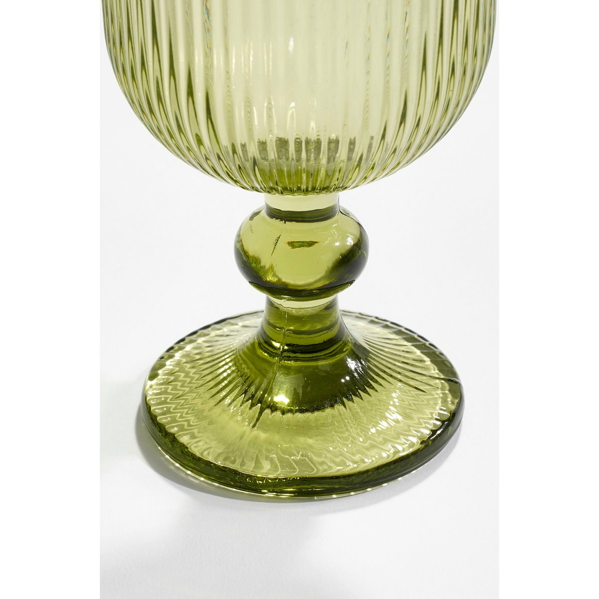 Merlot Wijnglas - Set van 6 - 250 ml - Glas - Lichtgroen