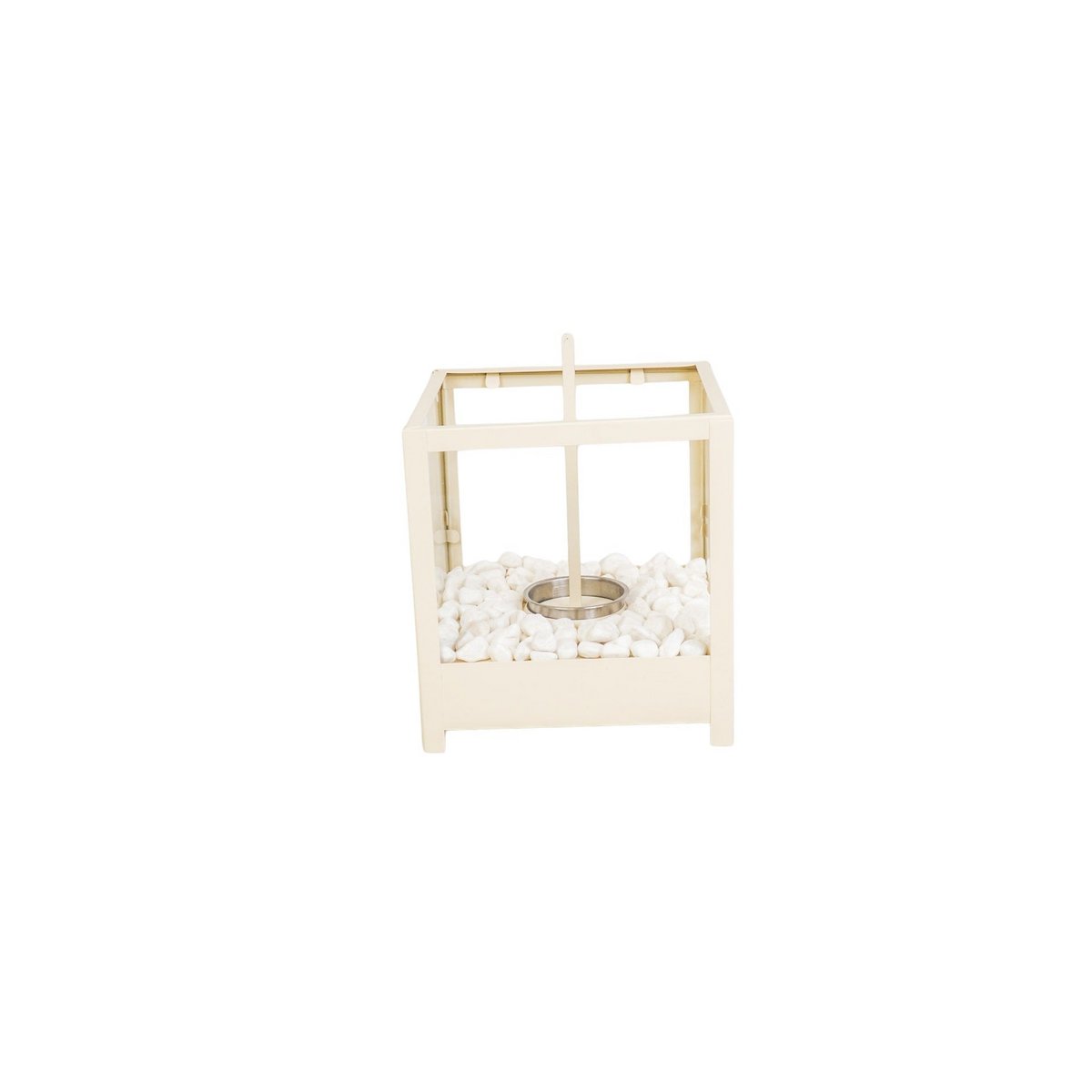 Tafelbrander - vierkant - zand - 20x20x20,5 cm