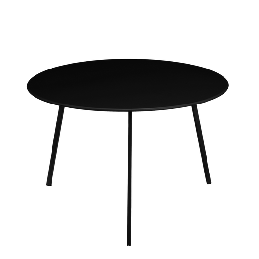 Seatle Bijzettafel voor Buiten - H38 x Ø58 cm - Metaal - Zwart