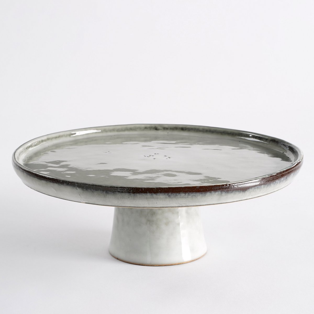 Tabo Taartplateau - H10 x Ø27 cm - Grijs