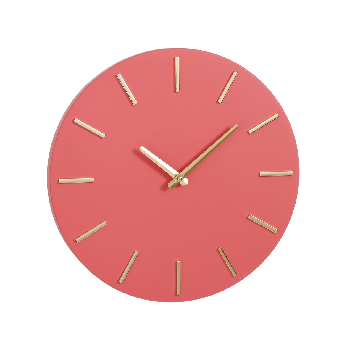 Brixen Wandklok - Ø36 cm - Roze