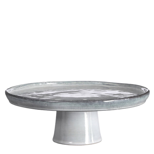Tabo Taartplateau - H10 x Ø27 cm - Grijs