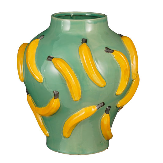 Moza Vaas - H38 x Ø34 cm - Keramiek - Lichtgroen
