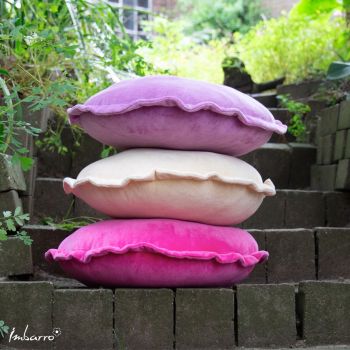 Kussen Ruffle Round